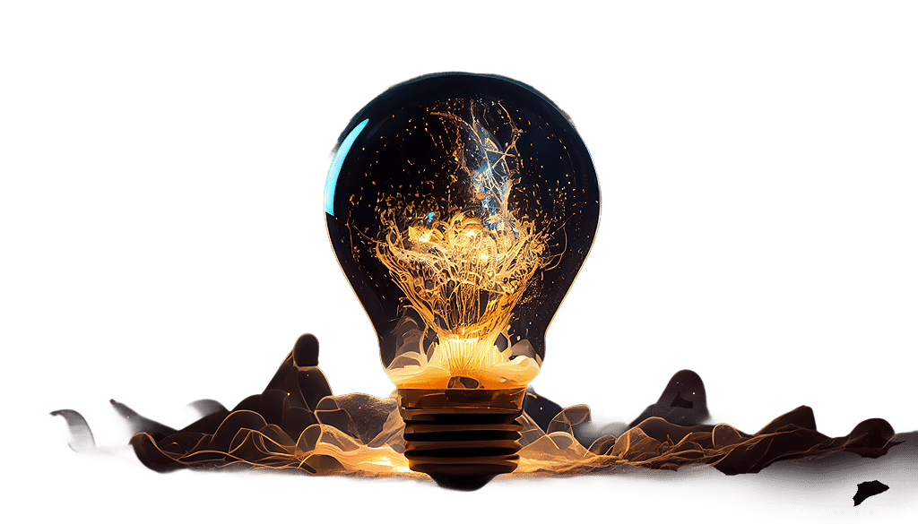 glowing filament ignites ideas innovative solutions generated by ai Innova - con Innovezza / innovación Inmobiliaria